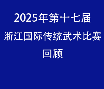 第十七届浙江国际传统武术比赛